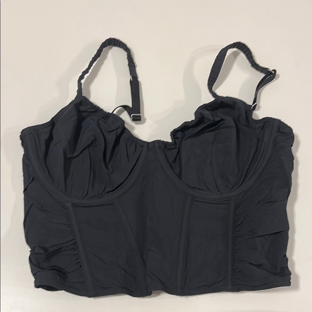 Gilly Hicks Black Sweetheart Bodysuit